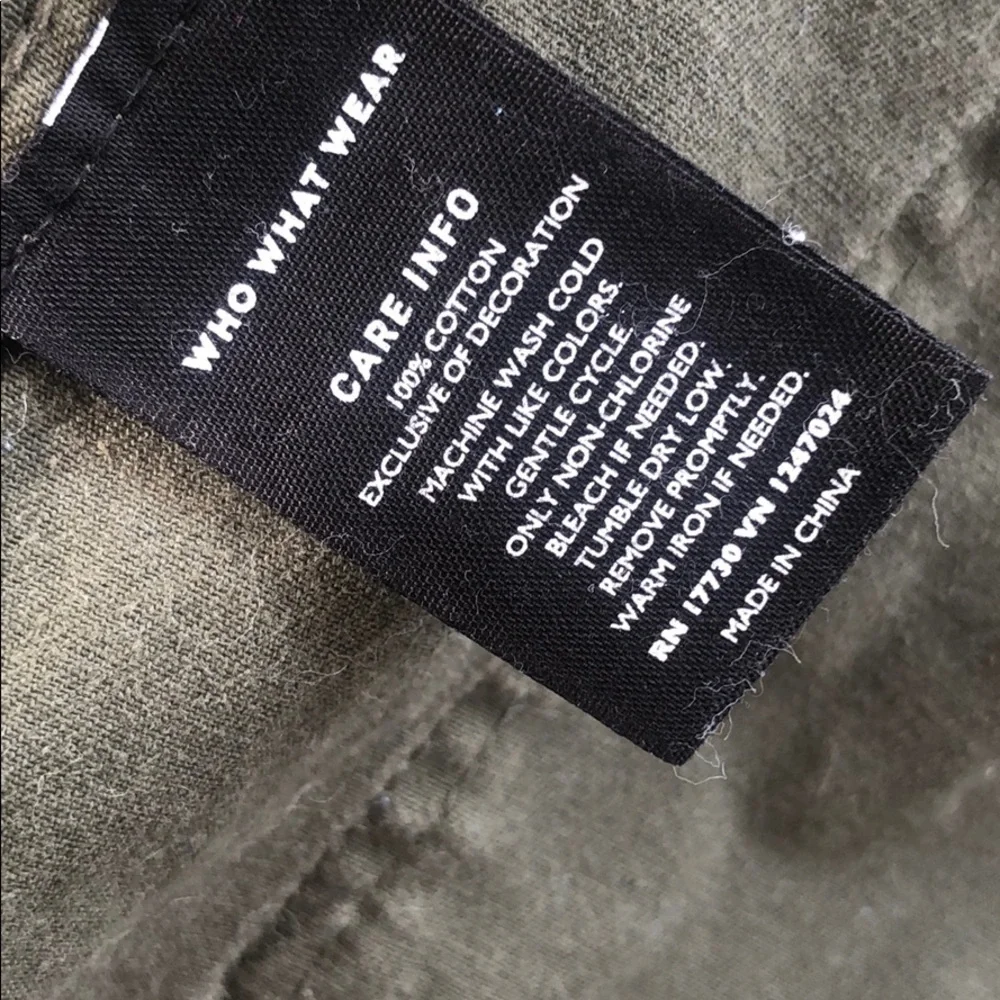 WhoWhat Wear.Boho style,embroidered utility jacket​ - Picture 7 of 11